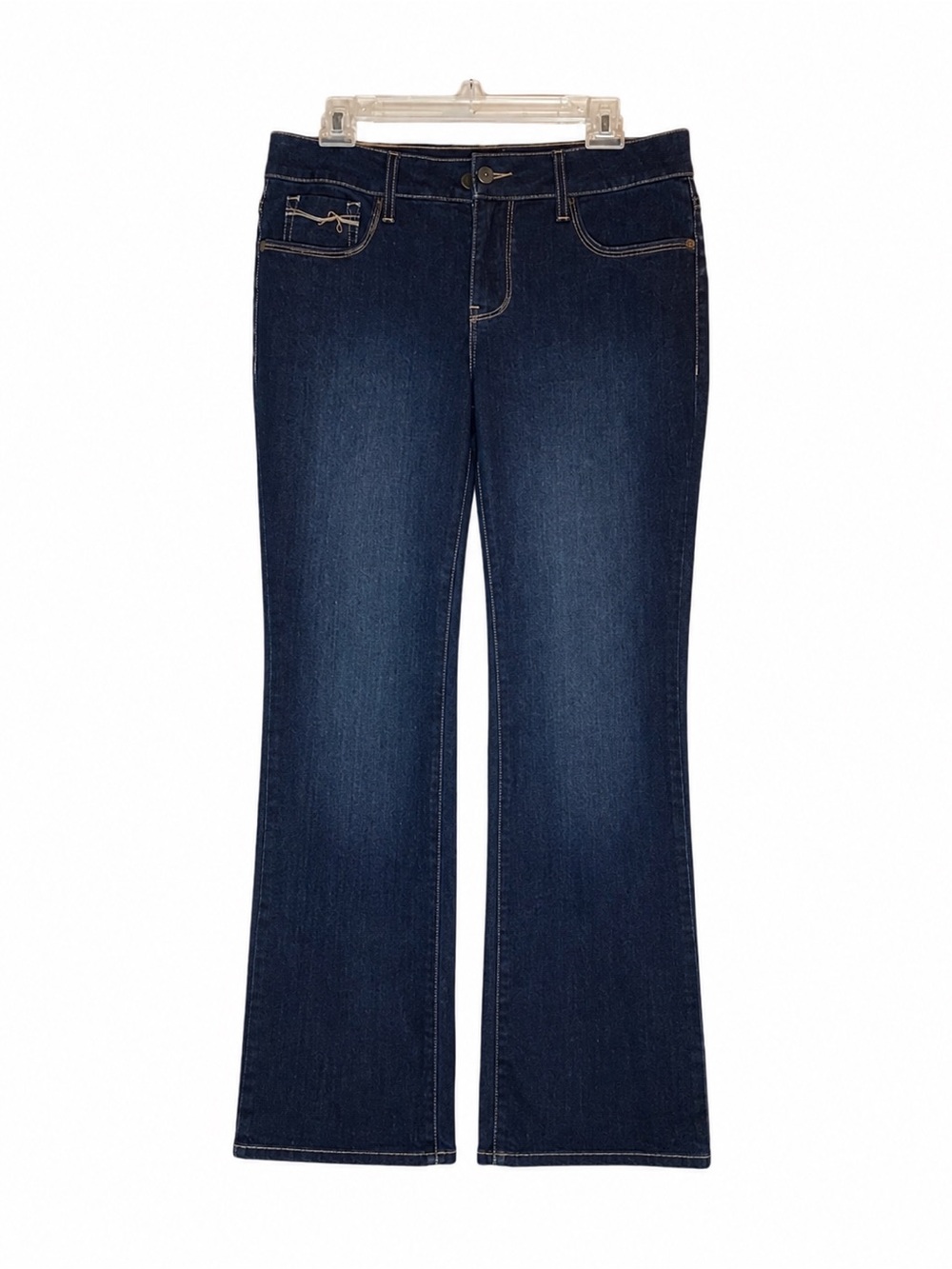 NWOT Faded Glory Dark Wash Bootcut Jeans 10P Petite Dark Academia